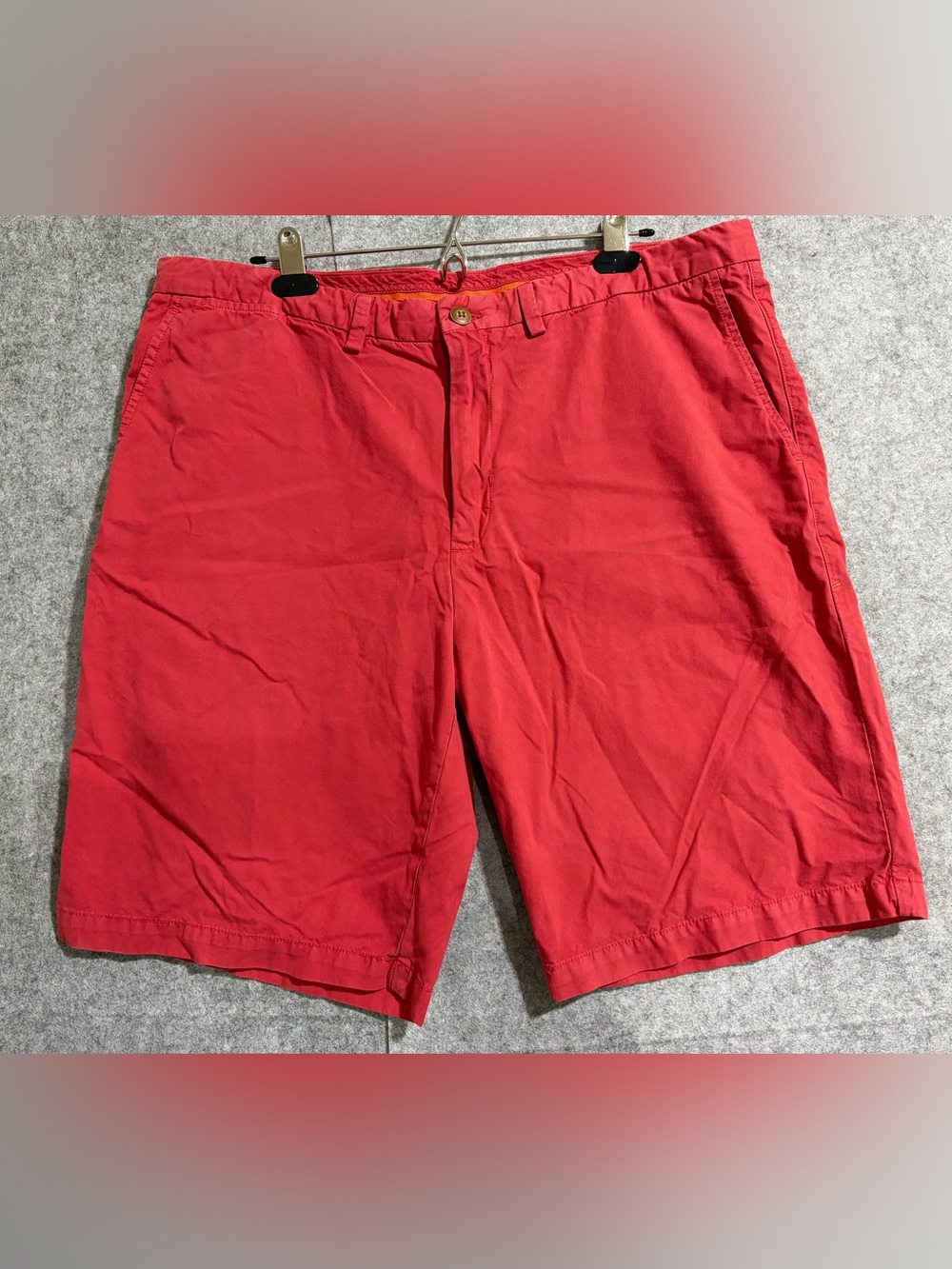 Tommy Bahama Coral Red Flat Front Casual Shorts